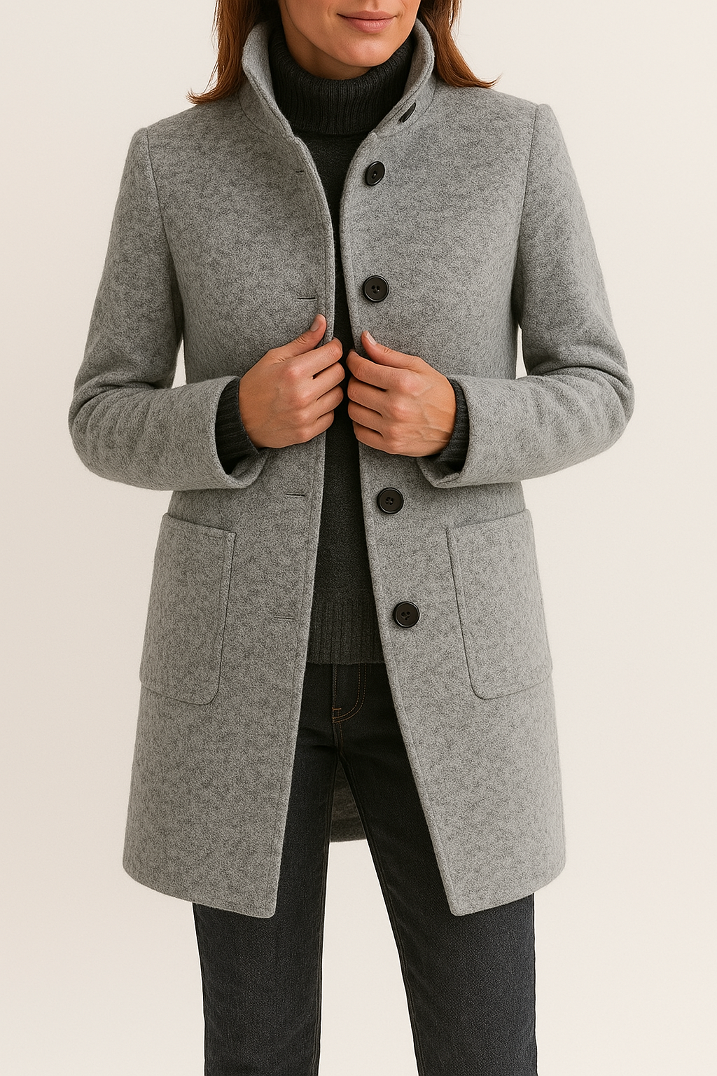 Women's Modern Wool Coat Isabella