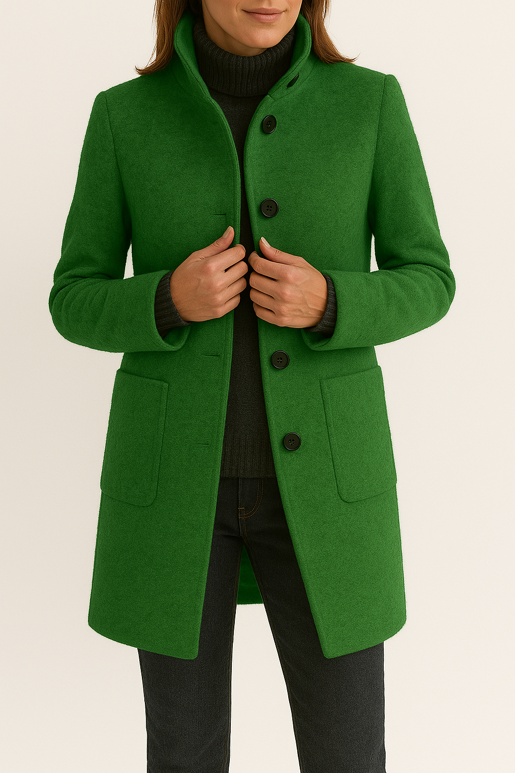 Women's Modern Wool Coat Isabella