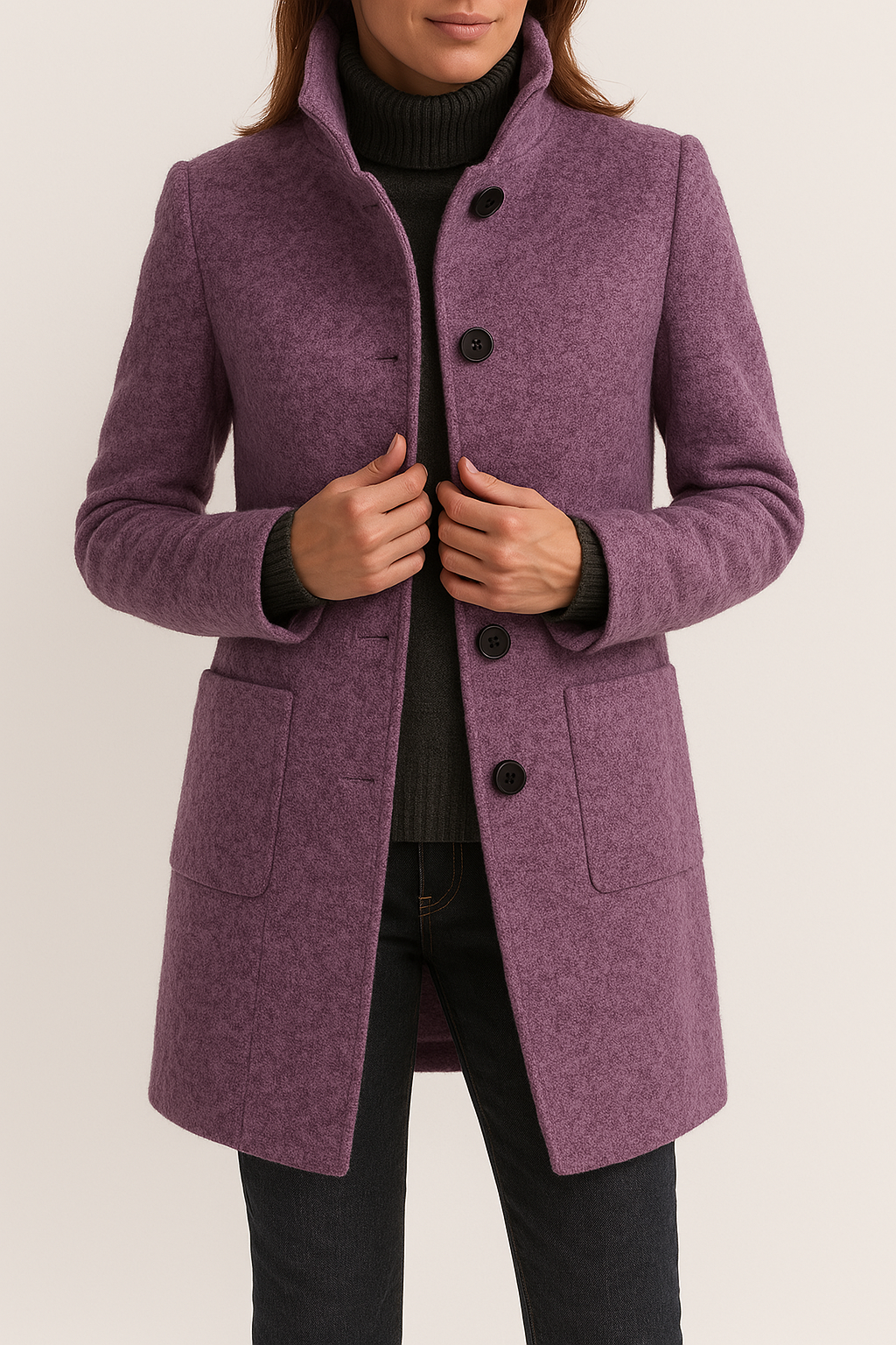 Women's Modern Wool Coat Isabella