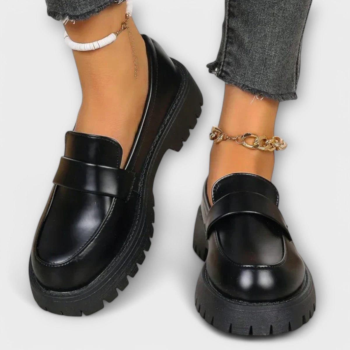 Women's Orthopaedic Loafers in Black