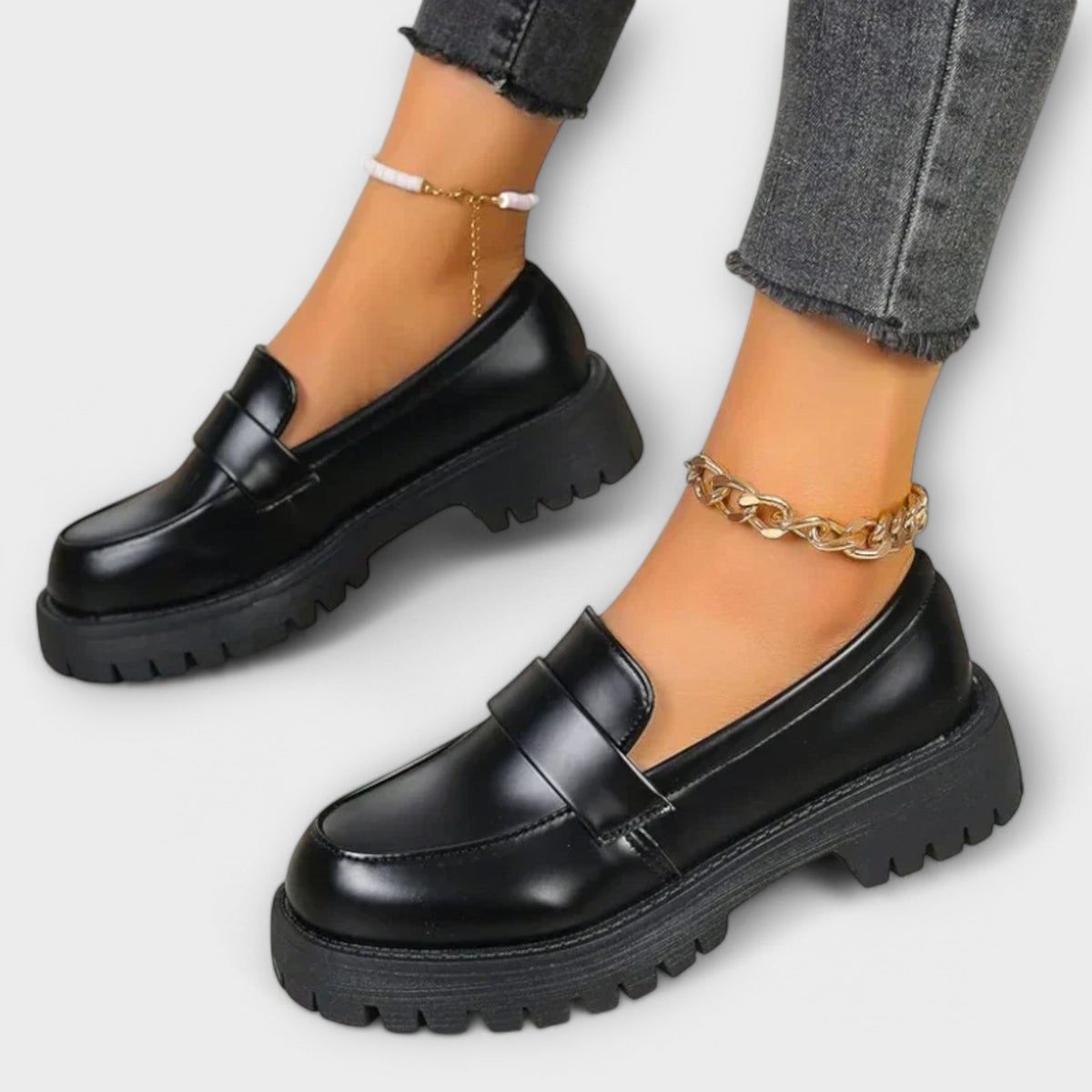 Women's Orthopaedic Loafers in Black