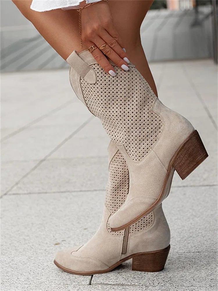 Women's Orthopaedic Taren Boots with Western Style