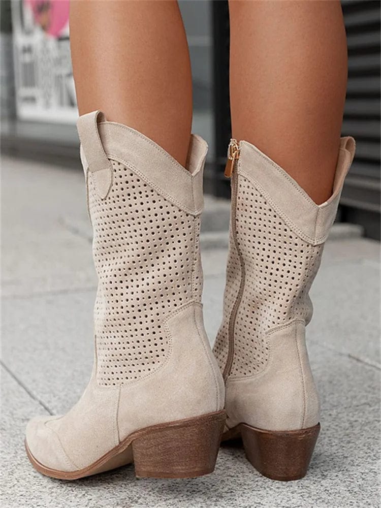 Women's Orthopaedic Taren Boots with Western Style