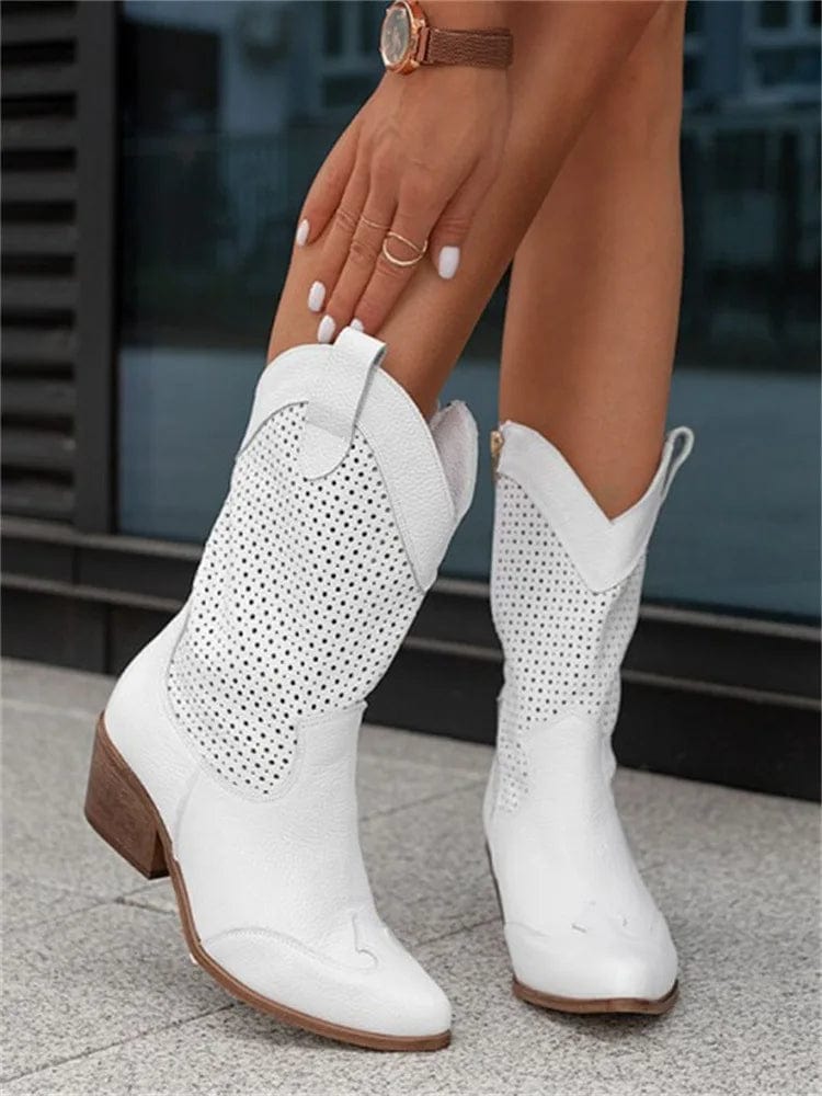 Women's Orthopaedic Taren Boots with Western Style