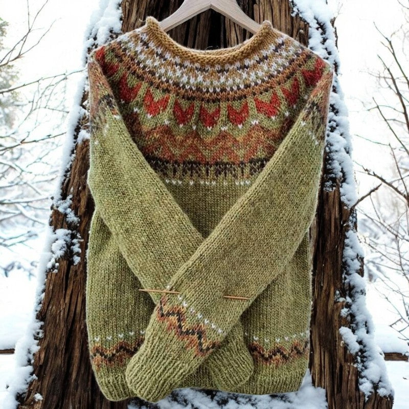 Women's Sweater in Green
