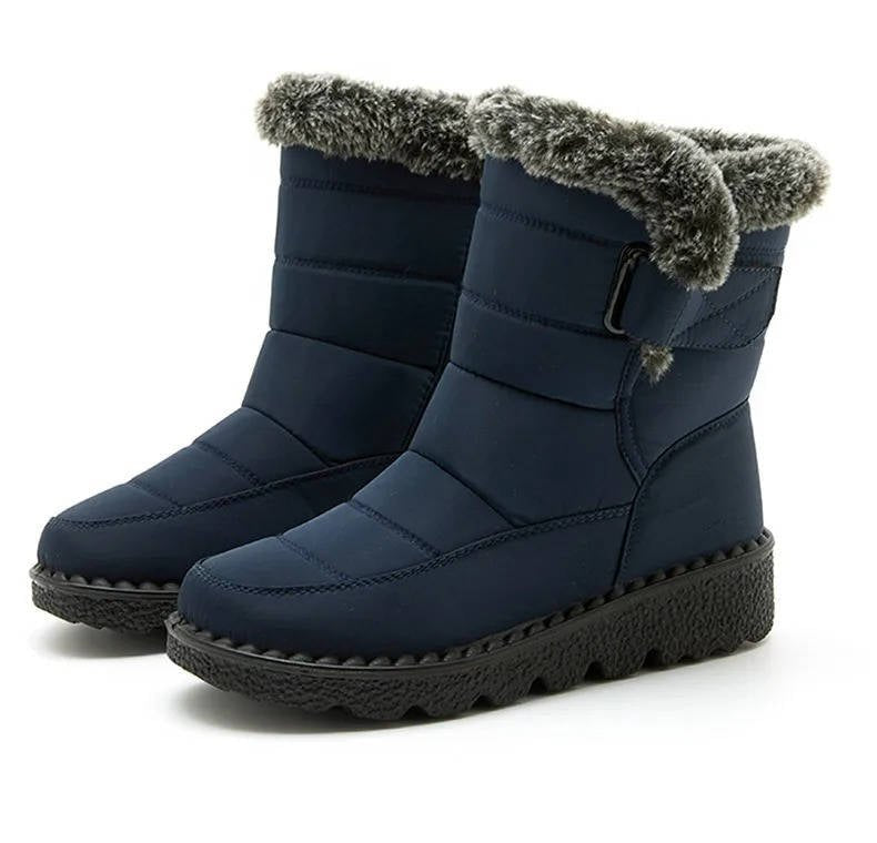 Women's Waterproof Insulated Snow Boots | Fur Cuff Winter