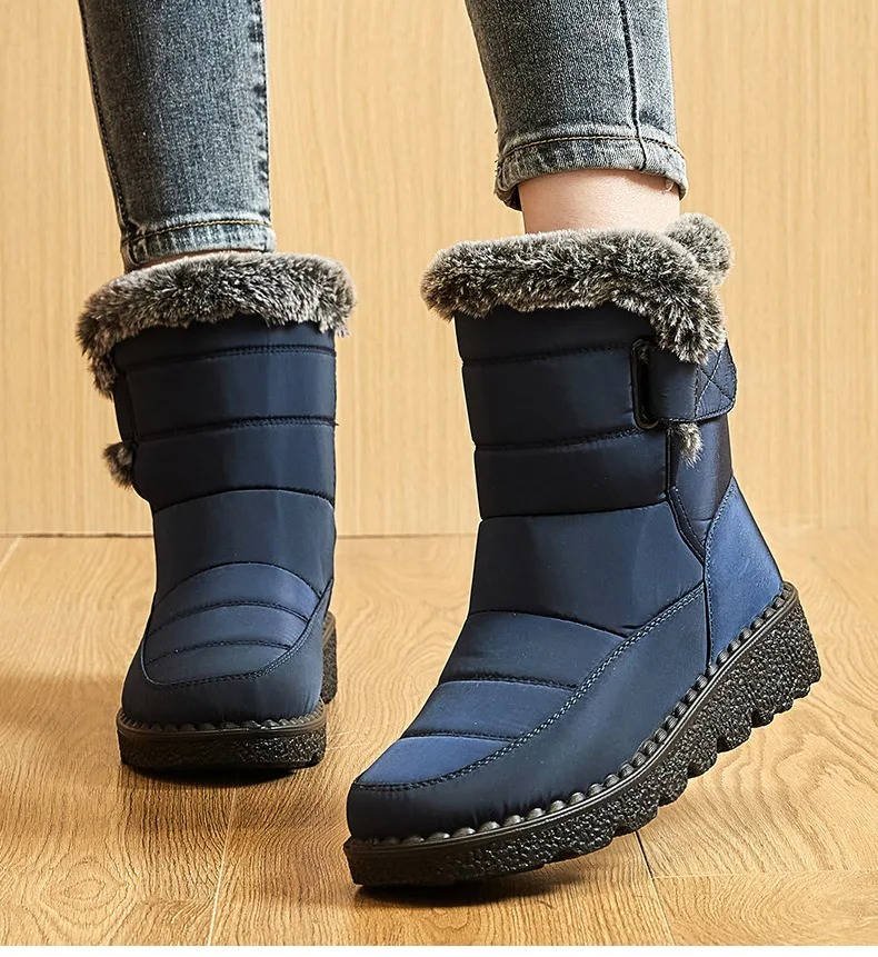 Women's Waterproof Insulated Snow Boots | Fur Cuff Winter