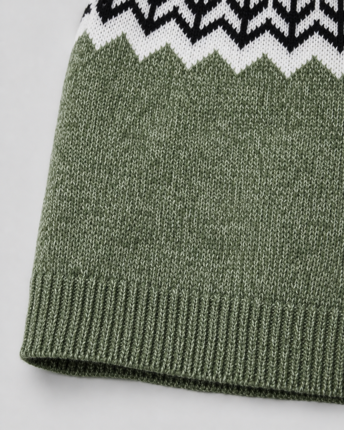 Wren | Women's Fair Isle Ribbed Mock Neck Sweater
