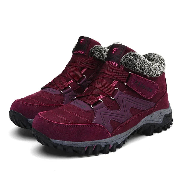 Wren | Women's Fur Trim Winter Ankle Boots