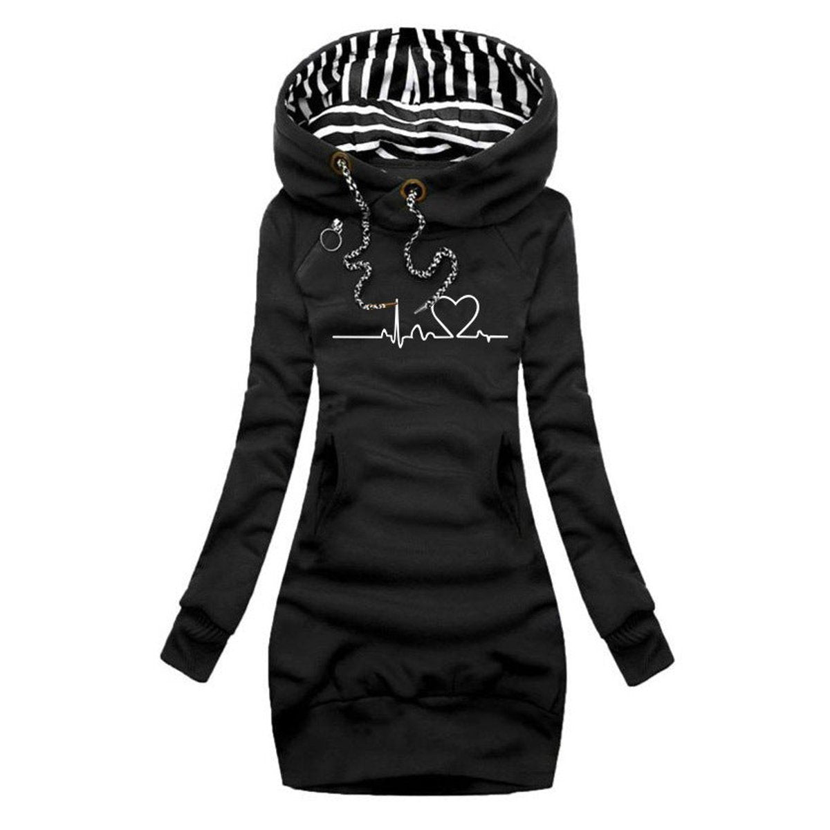 Wren | Women's Hooded Long Sleeve Sweater Dress