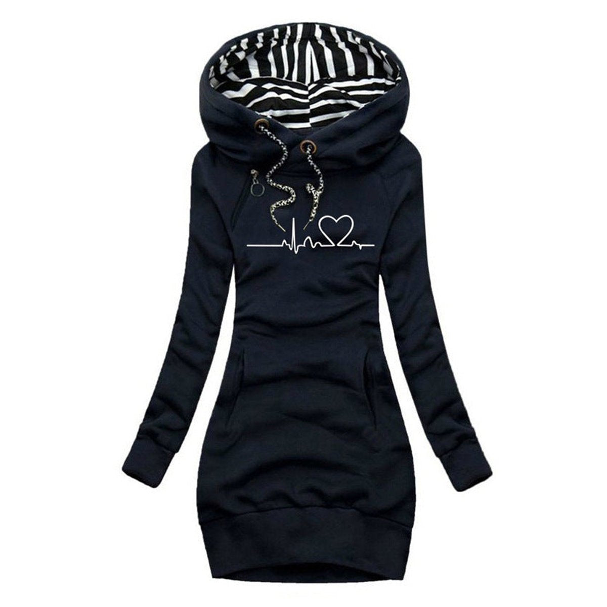 Wren | Women's Hooded Long Sleeve Sweater Dress