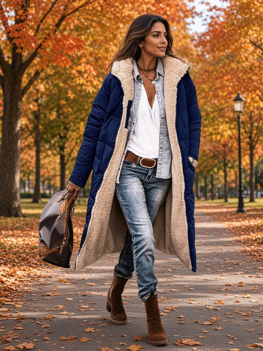 Yetta | Women Reversible Hooded Padded Jacket